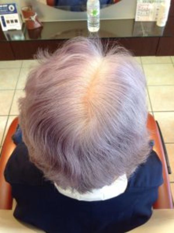 本日のお客様５｜へアマニキュア(酸性カラー)で白髪染め[実例・写真あり]サムネイル